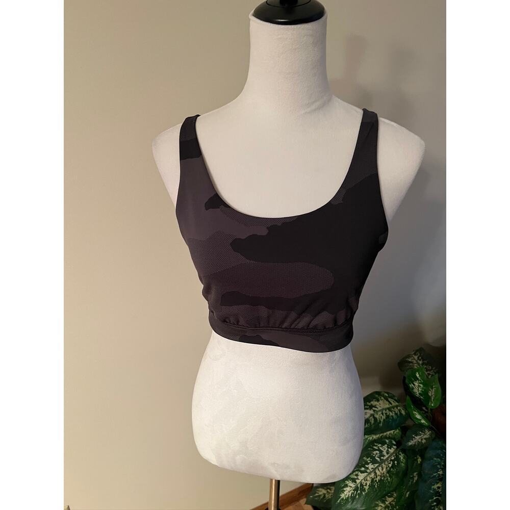 Aerie Offline Camo Long Line Sports Bra
